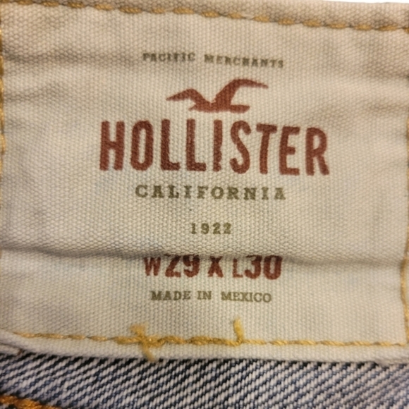 Hollister Classic Straight Button Fly Denim Jeans Size 29 Waist 30 Length - Picture 3 of 3